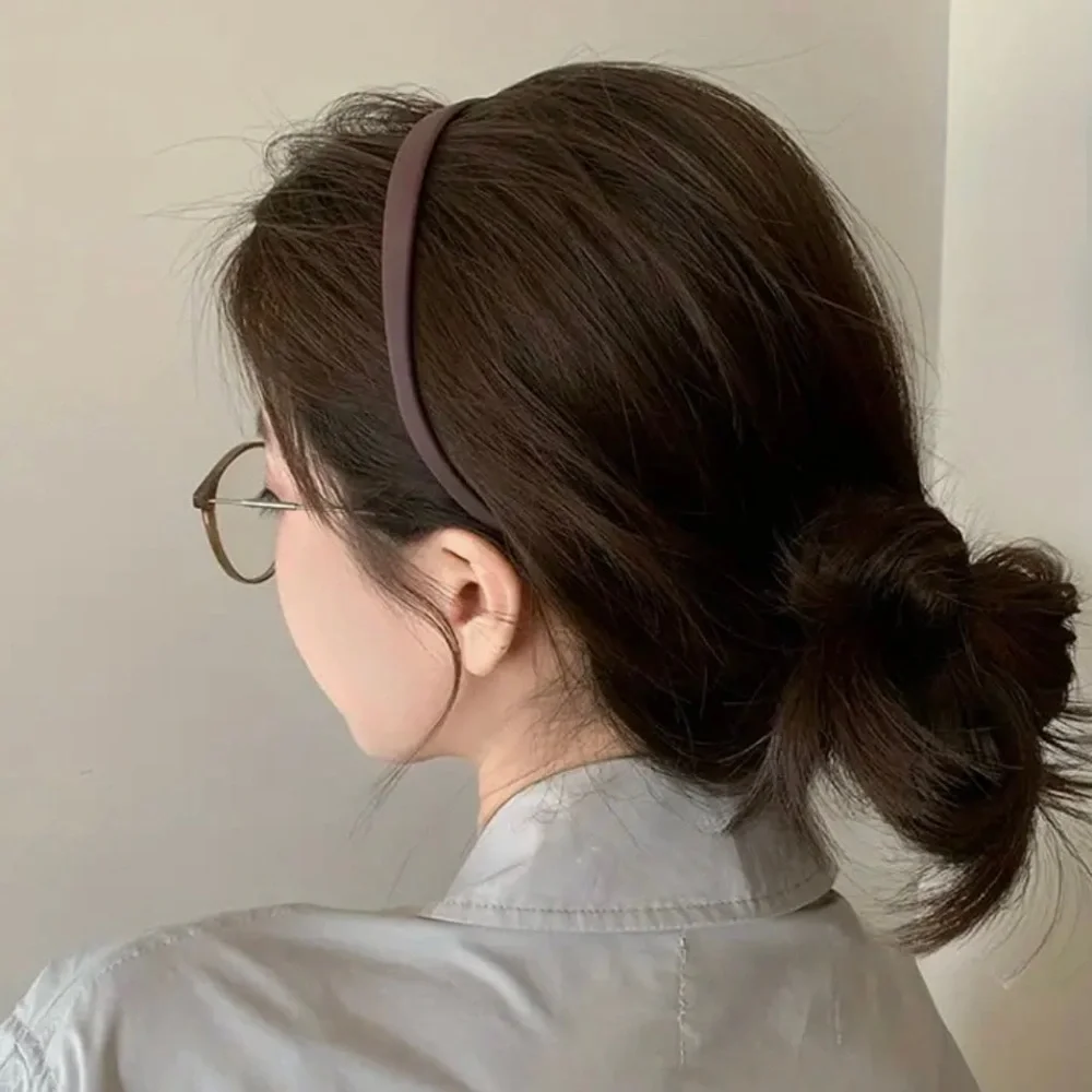 🔴 5 for $10 ONE Mauve Red Matte Resin U-Shaped Anti Slip Headband